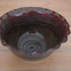fluted serving bowl terre